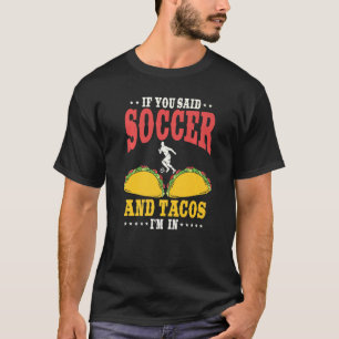Camiseta Futebol Engraçado E Jogador De Futebol Design Taco