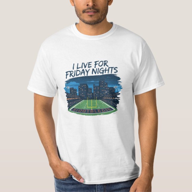 Camiseta Futebol engraçado e Na moda para os fãs (Frente)