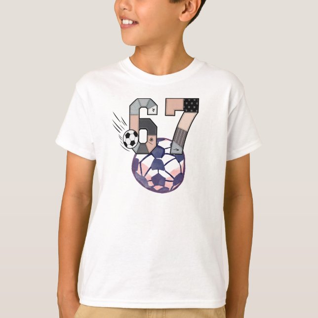 Camiseta Futebol Engraçado Seis Sete (Frente)