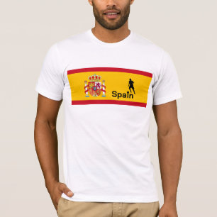 Camiseta Futebol espanhol personalizável