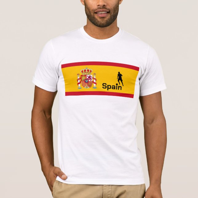 Camiseta Futebol espanhol personalizável (Frente)