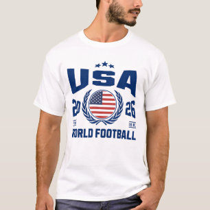 Camiseta Futebol EUA 2026 - Copa do Mundo de Futebol