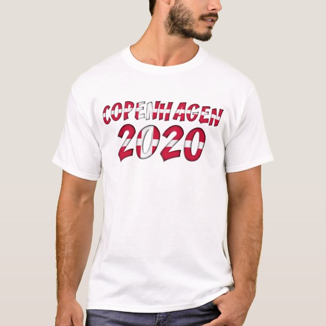 Camiseta Futebol Europeu de Copenhaga 2020 (Frente)