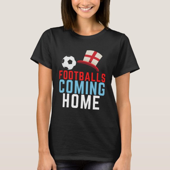 Camiseta Futebol Fã da Inglaterra - Futebol (Frente)