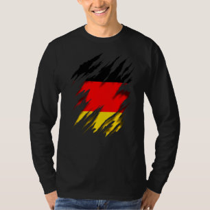 Camiseta Futebol Fan Clothing Alemanha Bandeira