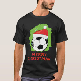 Camiseta Futebol feliz / Natal do futebol - Engraçado