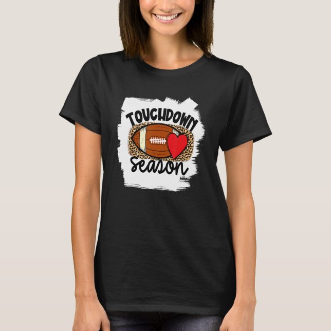 Camiseta Futebol feminino Estação Leopard Patterno Foo (Frente)