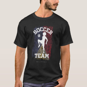 Camiseta Futebol filipino sinalizador de mulheres jogadoras