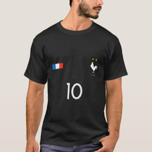 Camiseta Futebol francês Jersey 10