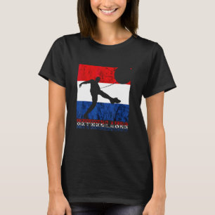 Camiseta Futebol Holandês Bandeira da Holanda Países Baixos