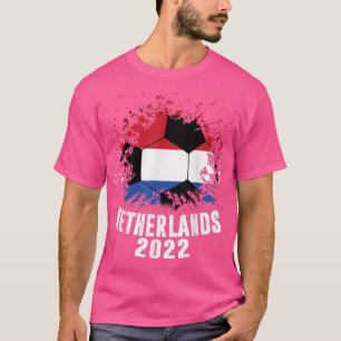 Camiseta Futebol Holandês de 2022 - Holanda Flag Soccer