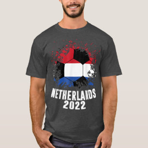 Camiseta Futebol Holandês de 2022 - Holanda Flag Soccer
