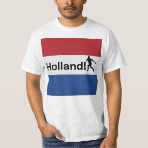Camiseta Futebol holandês, personalizável