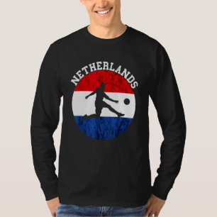 Camiseta Futebol Holandês Vintage Holanda Orgulho Holandês