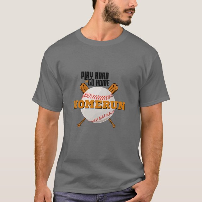 Camiseta Futebol Homerun - Go Sports Funny Team Baseball P (Frente)