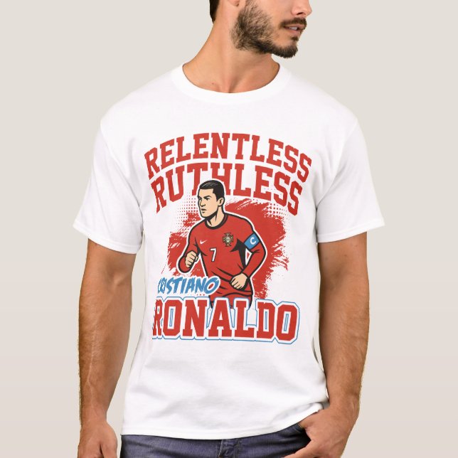 Camiseta Futebol Implacável Ronaldo Impiedoso (Frente)