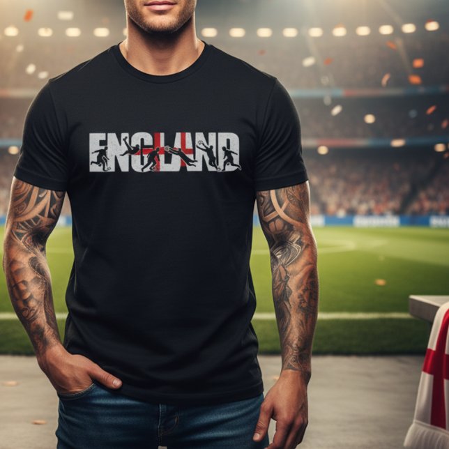 Camiseta Futebol Inglês | Torcedor de Futebol (England Soccer T-Shirt | Football Fan Tee | World Match 2026 USA Supporter Shirt)