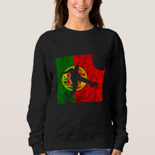 Camiseta Futebol Jogador de Futebol Português Orgulho Portu