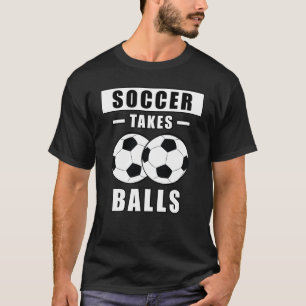 Camiseta Futebol leva bolas - Engraçado