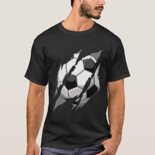 Camiseta Futebol Ll Garra Marca Rasga Arranhões Legal Dia d