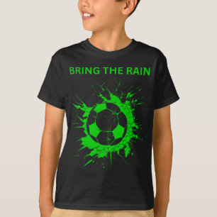 Camiseta Futebol Ll Rede de Gol Traga a Chuva e Fãs de Fute
