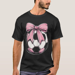 Camiseta Futebol Ll Rosa Coquette Laço Fita Delicada Menina