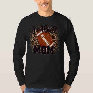 Camiseta Futebol Mãe Dia de as mães Leopardo Mães Mães Mulh