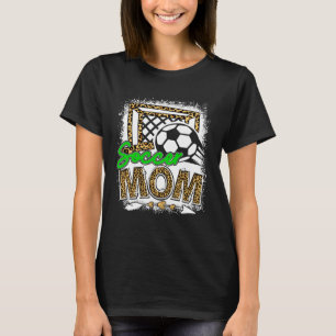 Camiseta Futebol Mãe Esporte Mama Leopardo Soccer Dia das M