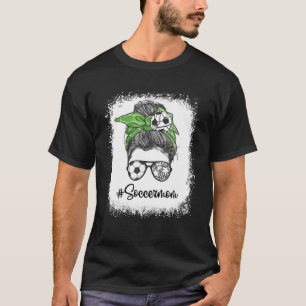 Camiseta Futebol Mãe Jogador de Arma Mensageiro Mulher Meni