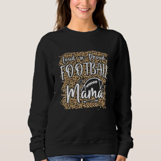 Camiseta Futebol Mãe Jogador de Futebol Estampa de Leopardo