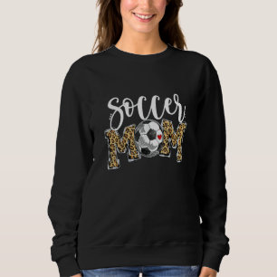 Camiseta Futebol Mãe Leopard Soccer Mãe Dia de as mães 2022