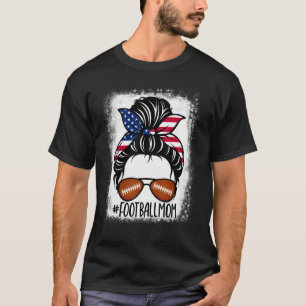 Camiseta Futebol Mãe Vida Sangrada Eua Sinalizador Messy Bu