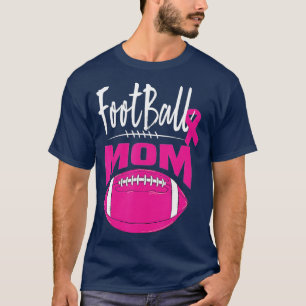 Camiseta Futebol Mamãe Cancer Sensibilização Friso Rosa L