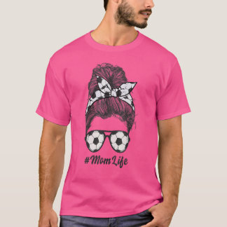 Camiseta Futebol Mamãe Soccer Ball Mulheres Sadias Sadias S