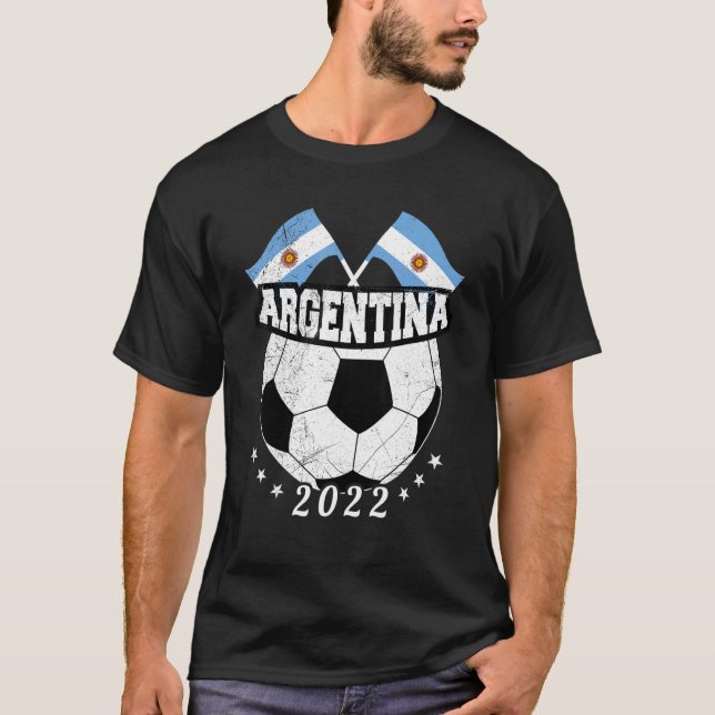Camiseta Futebol masculino e feminino da Argentina (Frente)