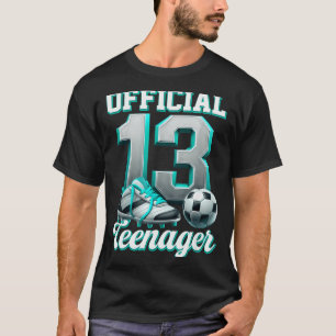 Camiseta Futebol Menino de 13 anos de idade Aniversário Tre