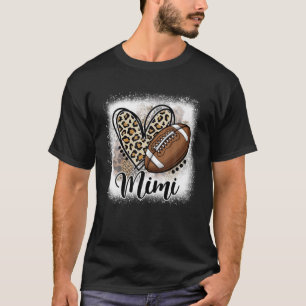Camiseta Futebol Mimi Funny Leopard Heart Family Sporty