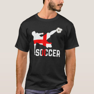 Camiseta Futebol Nacional da Inglaterra - Pé de Bandeira na
