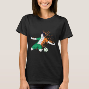Camiseta Futebol Nacional Irlanda - Bandeira Irlandesa Amor