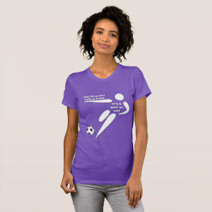 Camiseta Futebol não é apenas um jogo, é um modo de vida