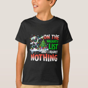Camiseta Futebol Natal Na Lista Negra E Eu Me Arrependo 