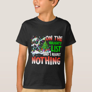Camiseta Futebol Natal Na Lista Negra E Eu Me Arrependo