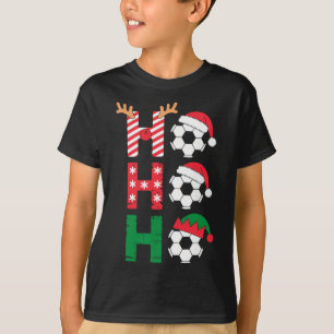 Camiseta Futebol Natalino Divertido Ho Ho Ho Papai Noel Ren