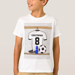 Camiseta Futebol Negro Personalizado Jersey