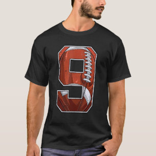 Camiseta Futebol Nono Nono Aniversário Menino Nove Anos B