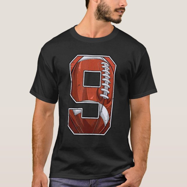 Camiseta Futebol Nono Nono Aniversário Menino Nove Anos B (Frente)