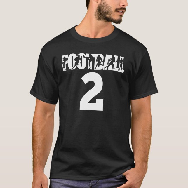 Camiseta Futebol Número 2 Meus Jogadores de Futebol Favorit (Frente)