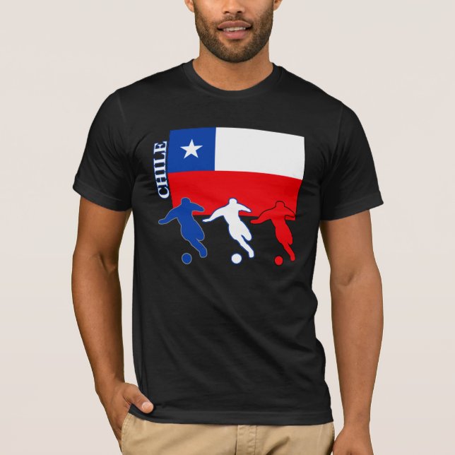 Camiseta Futebol o Chile (Frente)