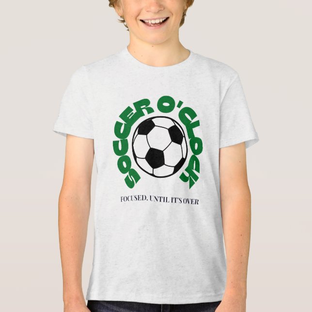 Camiseta Futebol O'Clock – Focado Até Acabar | Futebol  (Frente)