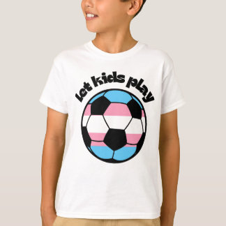 Camiseta futebol orgulho trans